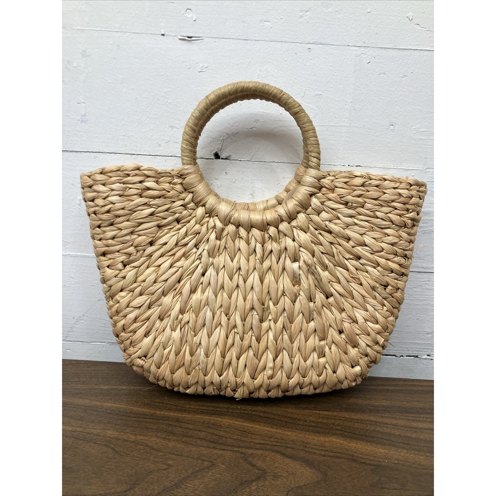 Handwoven Tote | Heavy duty native handbag travel bag beach bag eceng gondoc